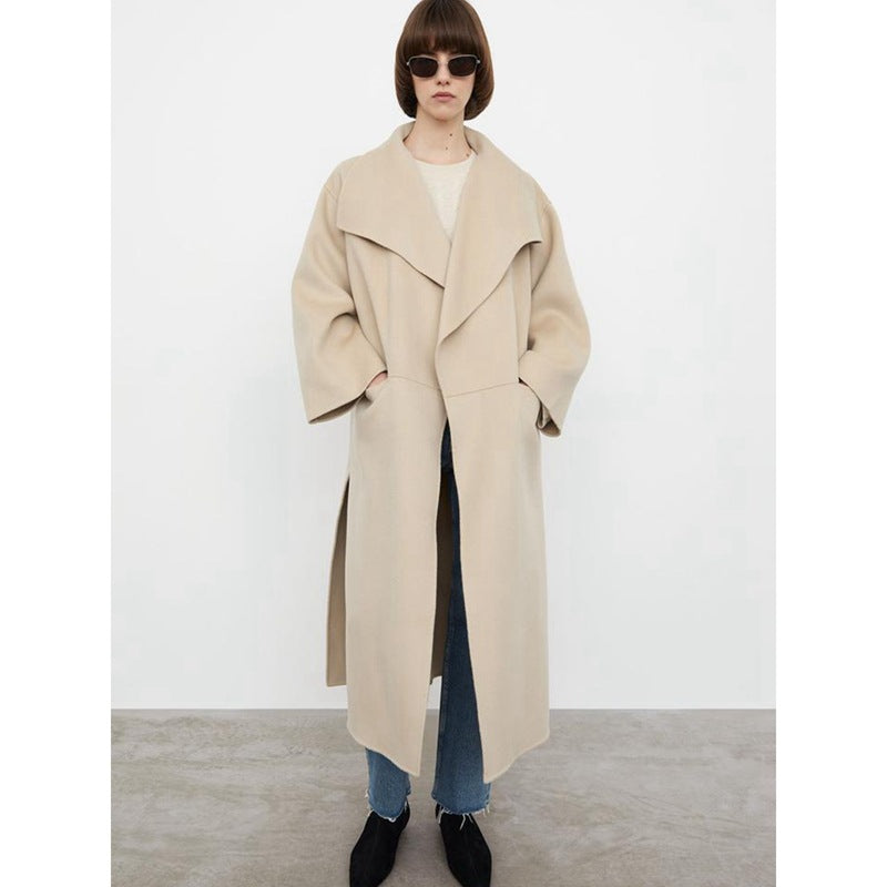 Reversible Wool Blend Coat