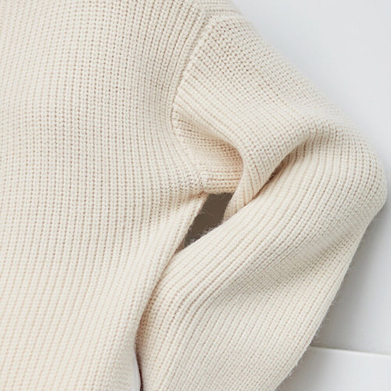 Asymmetrical Knitted Pullover