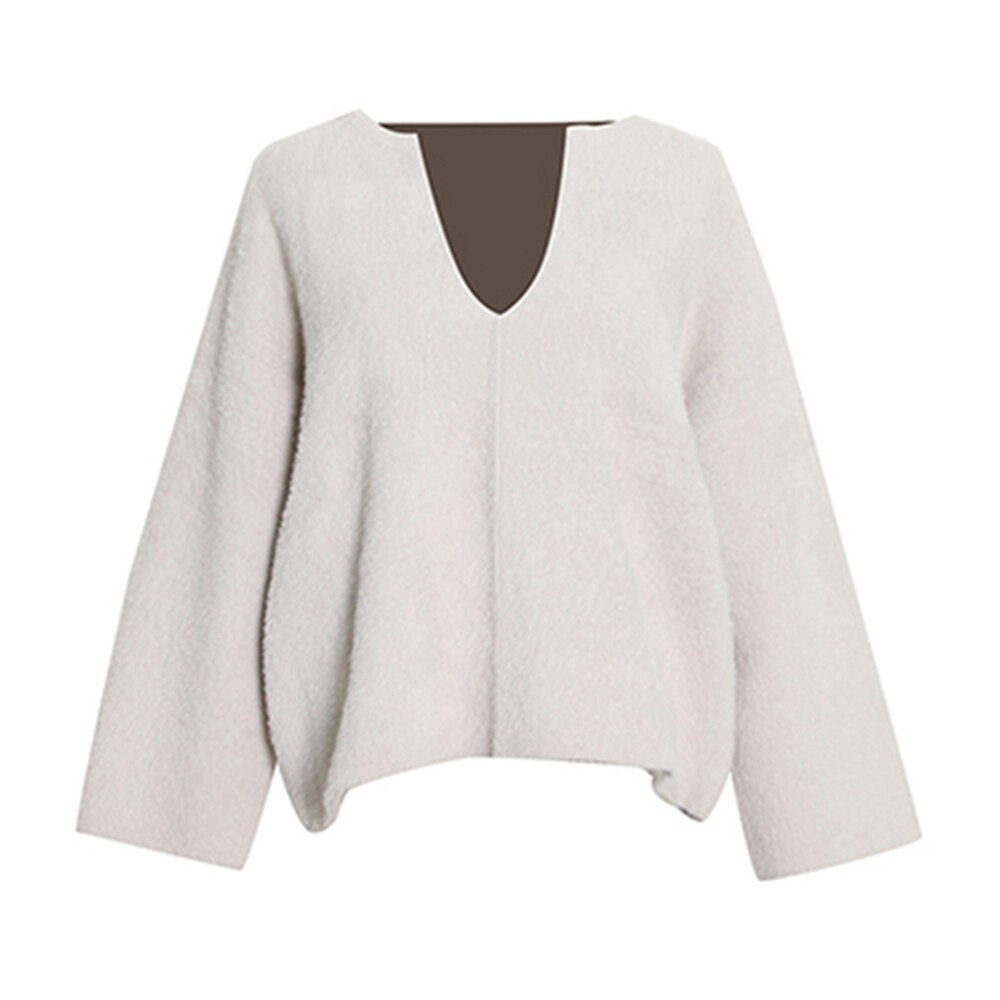 Minimalist V-Neck Pullover