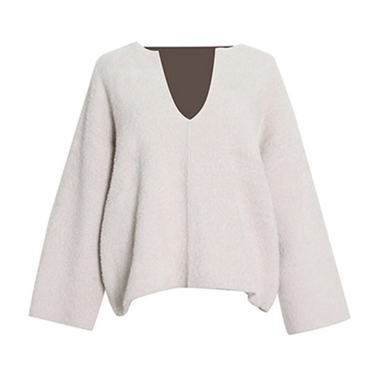 Minimalist V-Neck Pullover