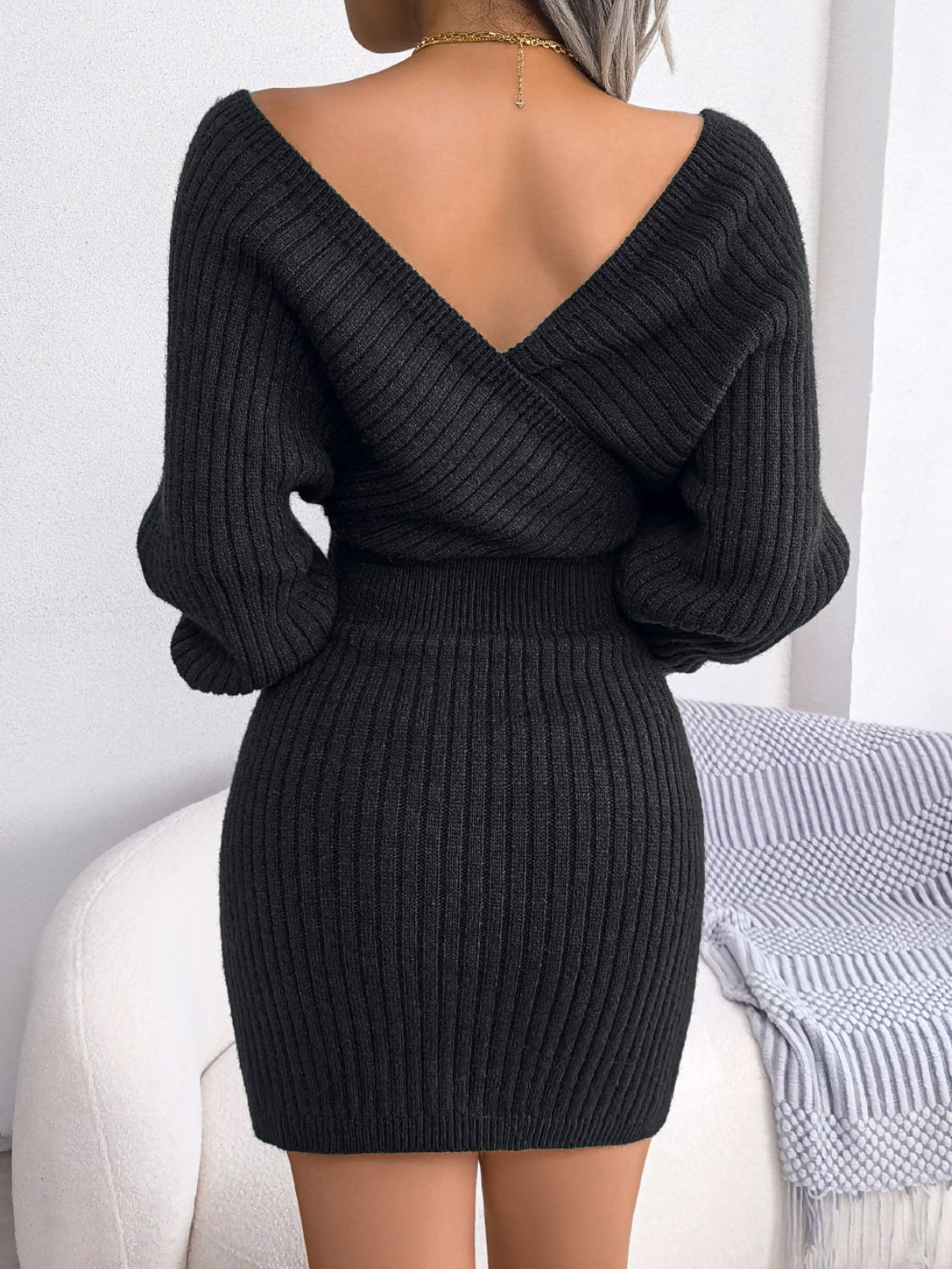 Dolman Sleeve Sweater Dress